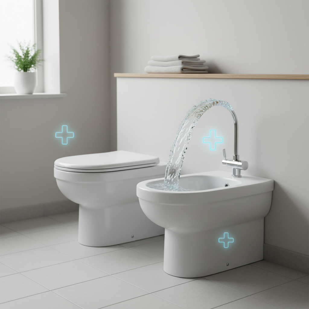 Bidet richtig bruuche: So gahts hygienisch und eifach