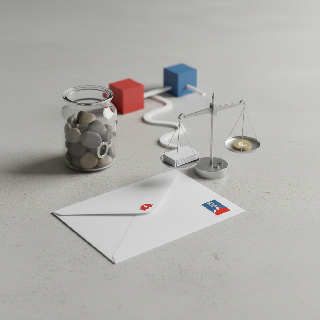 Brief uf Dütschland schicke: Das sind d’Priise vo de Post