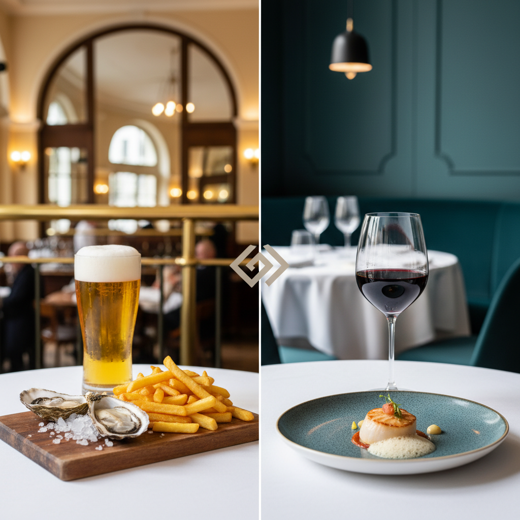 Was isch e Brasserie? De Unterschiid zum Restaurant