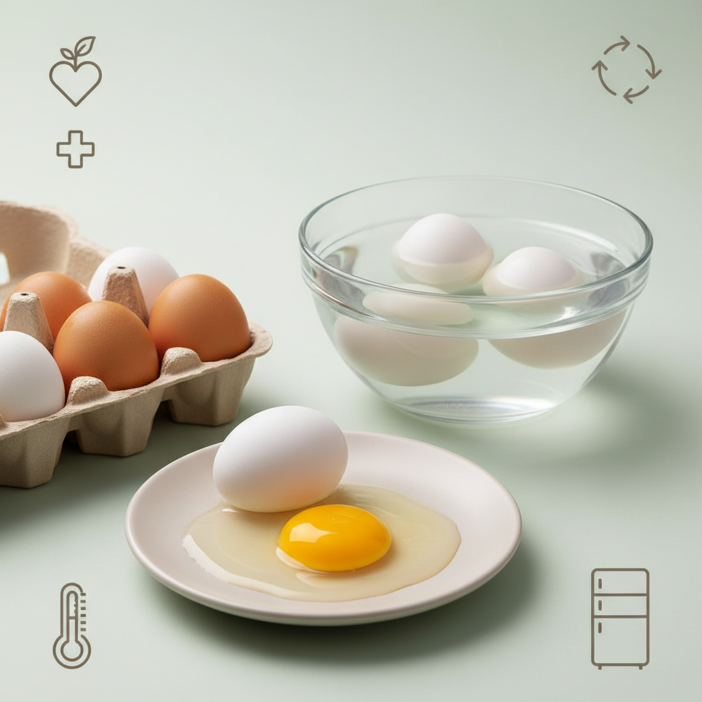 Wie lang sind Eier haltbar? De Trick für de Frische-Check