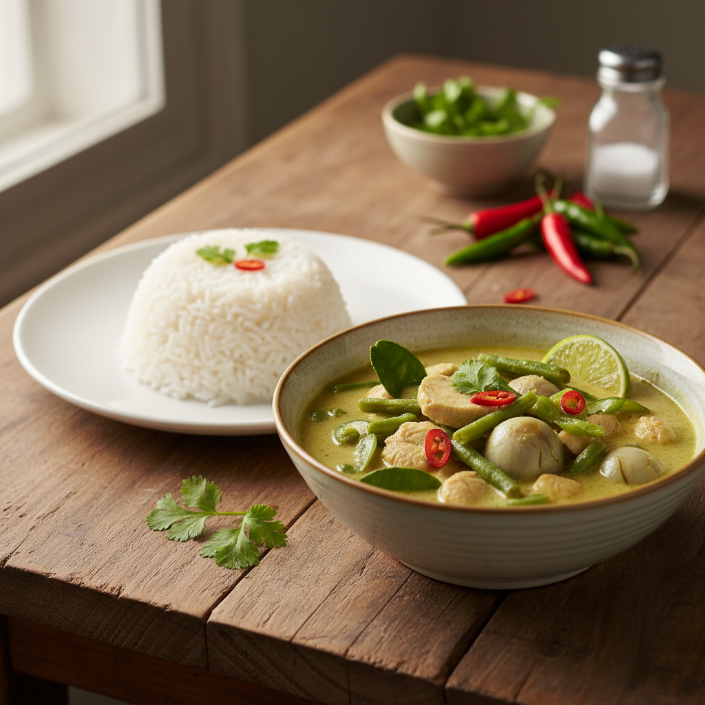 Eifachs grüens Curry: S’perfäkte Rezäpt für de Znacht