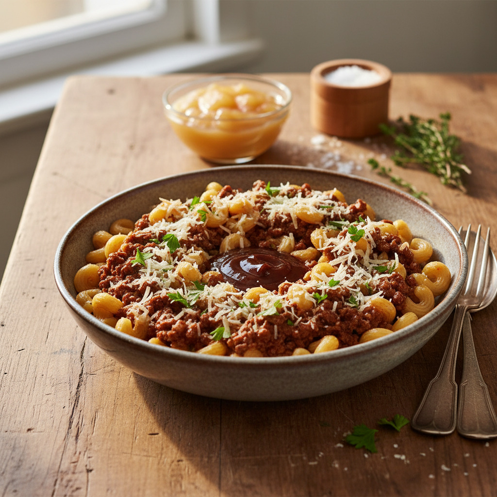 Ghackets mit Hörnli: S beschte Rezept wie bim Grosi