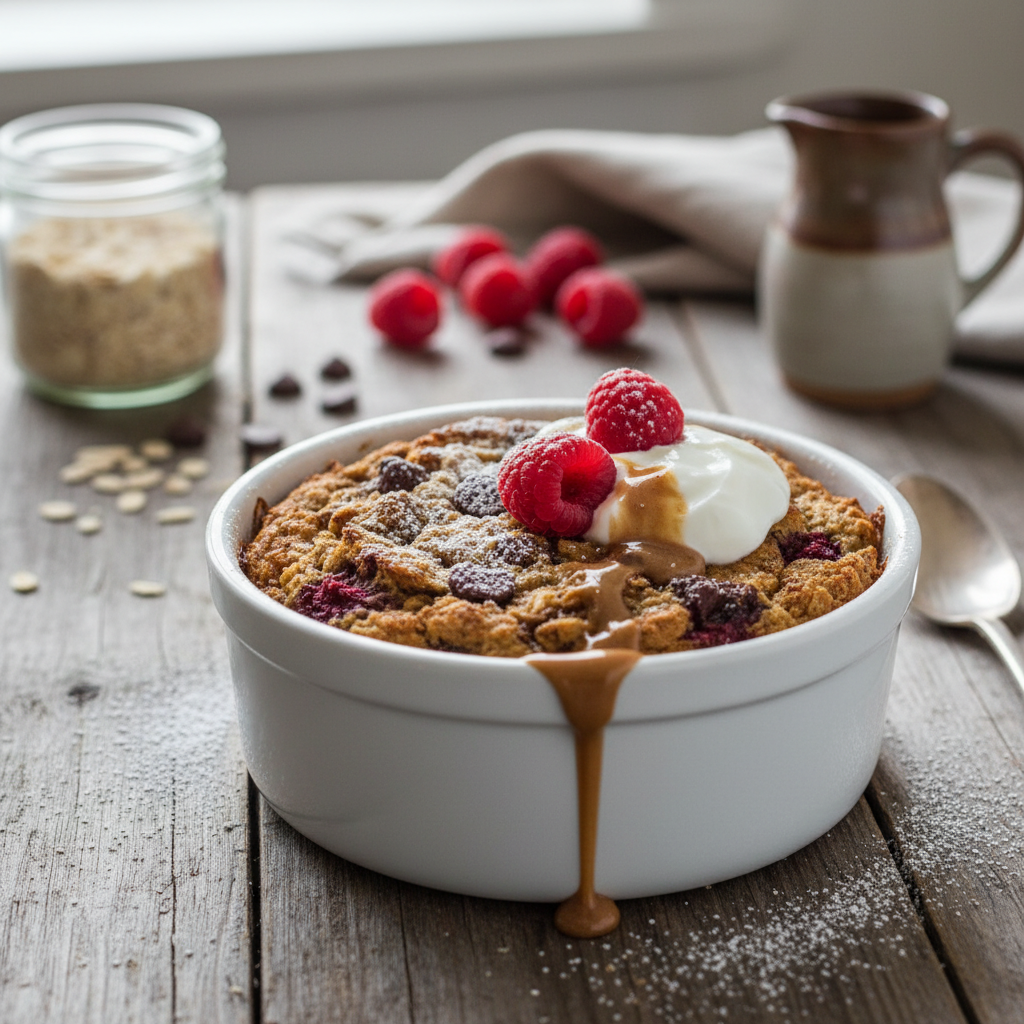 Gsunde Zmorge-Trend: S’eifache Baked Oats Rezäpt