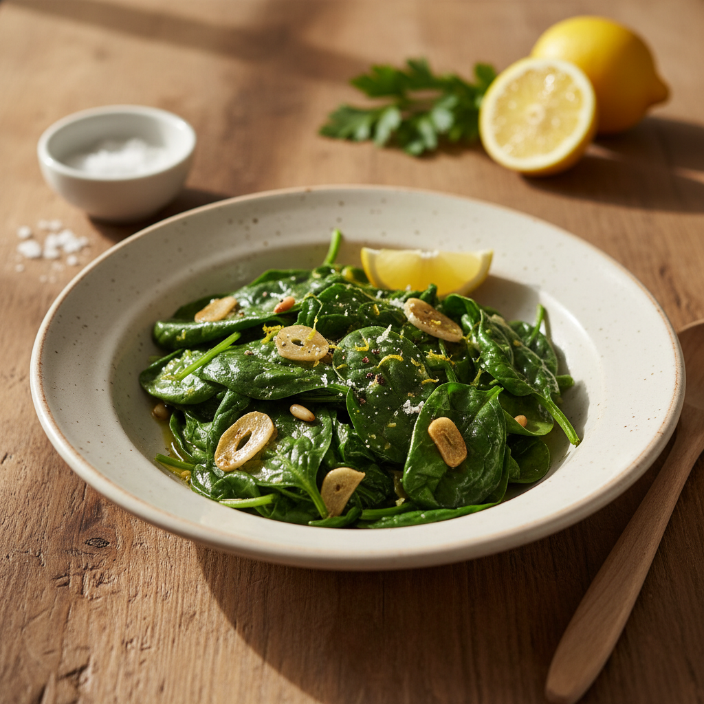 Gsunds Spinat-Rezäpt: In 15 Minute ufem Tisch