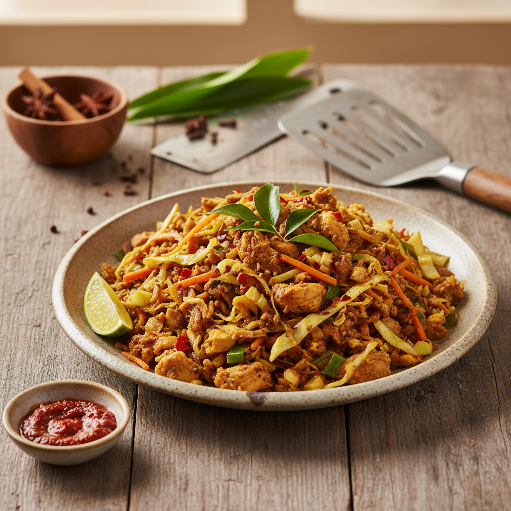 Kottu Roti: So glingt de Sri Lanka Streetfood-Hit