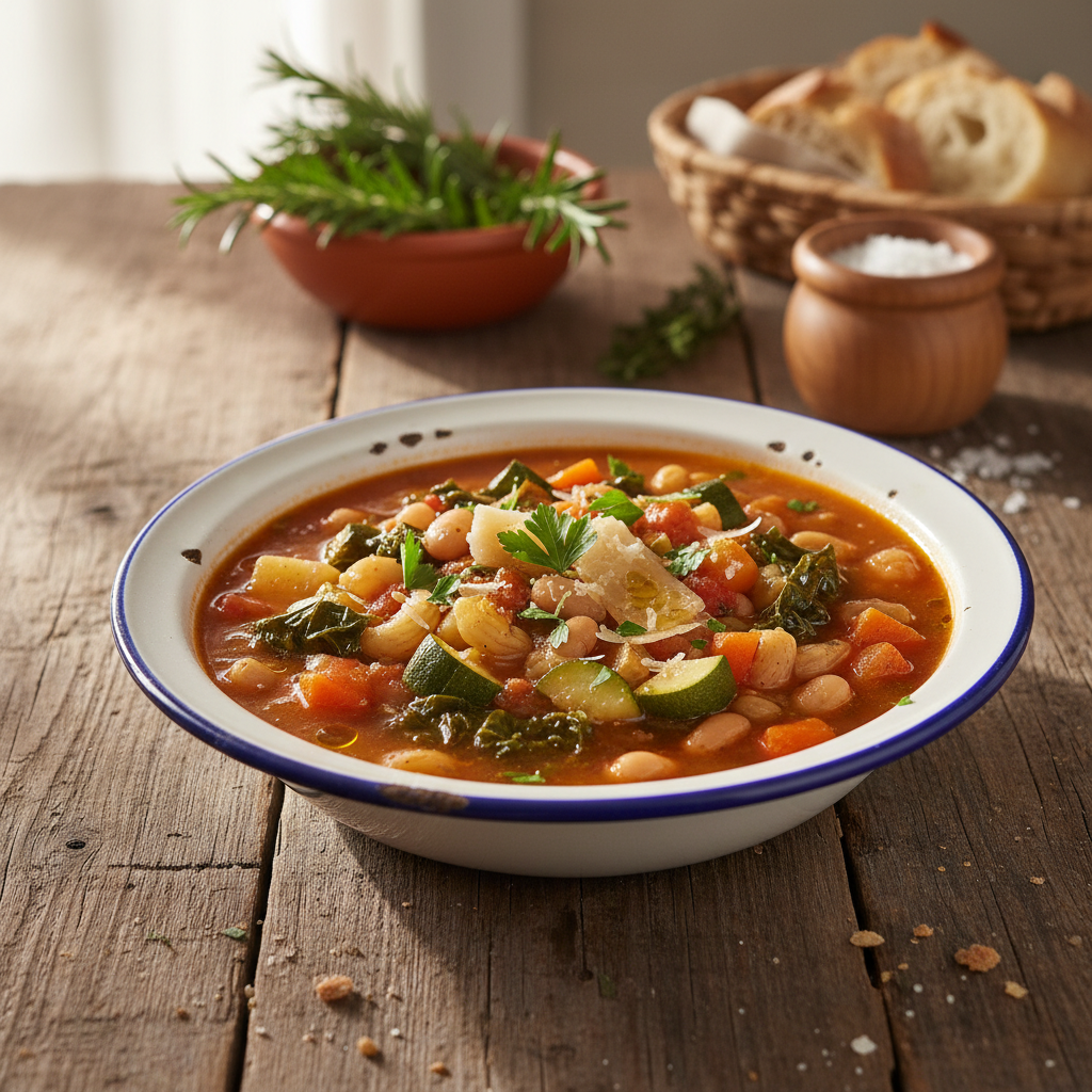 Minestrone Rezäpt: So eifach kochsch de Klassiker sälber