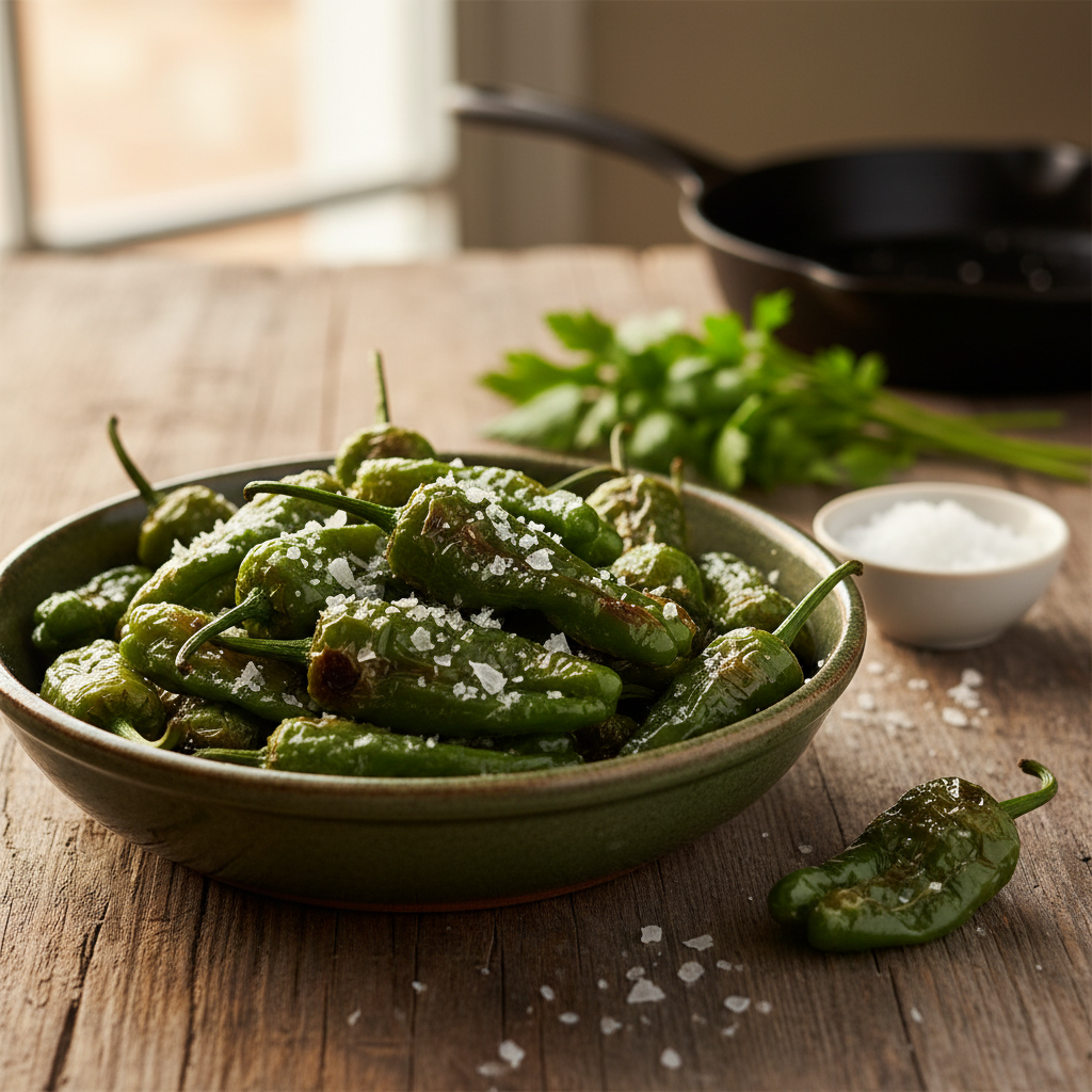 Pimientos de Padrón: S perfekte Rezept für din Apéro