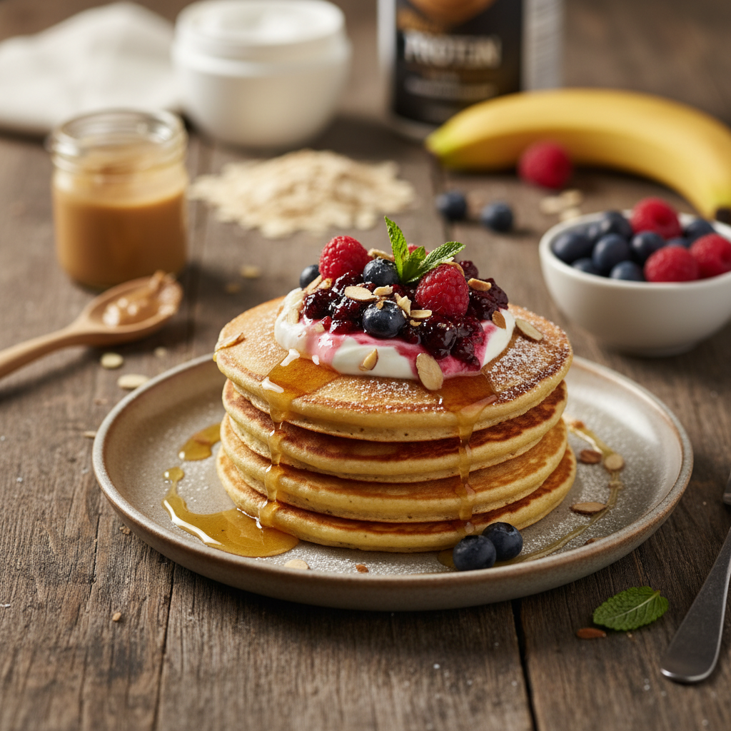 Protein-Pancakes: S perfekte Rezept für es gsunds Zmorge