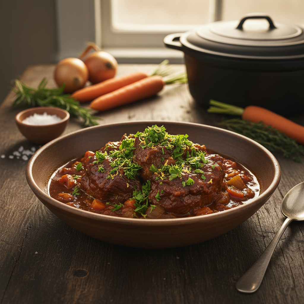 Rindsossobuco: S Rezept für butterzarts Fleisch