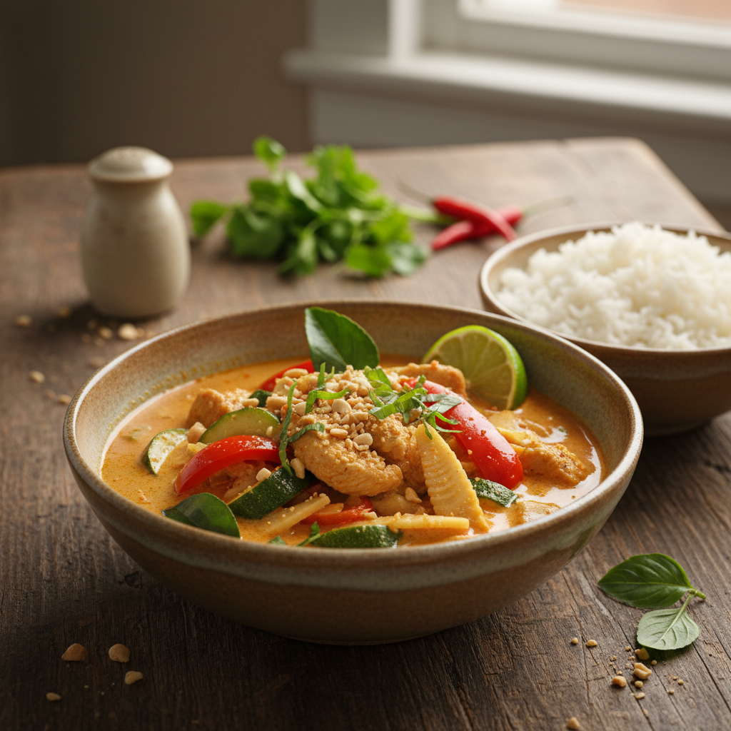 Rots Curry: So glingt de Thai-Klassiker eifach dihei