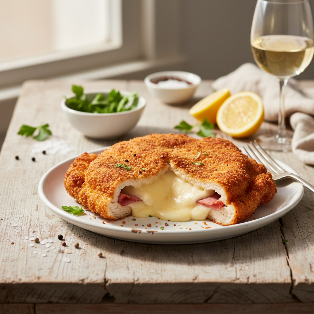 S perfekte Cordon bleu: Sälber mache wie bi de Profis