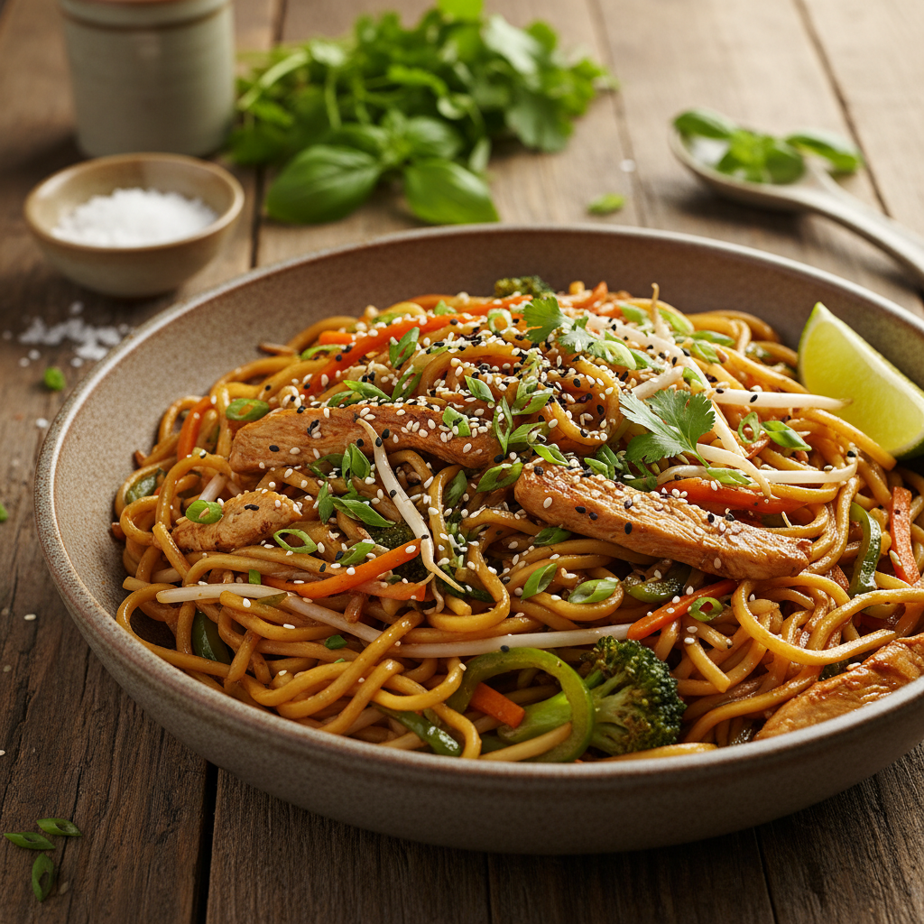 S perfekte Mie Nudle Rezept: So gahts i 15 Minute