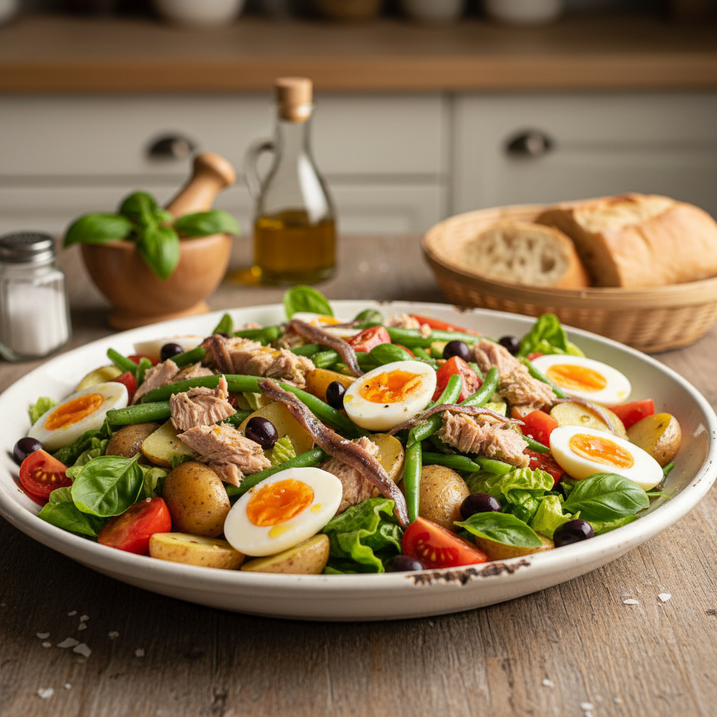 Salade Niçoise Rezept: So holsch d Ferie hei