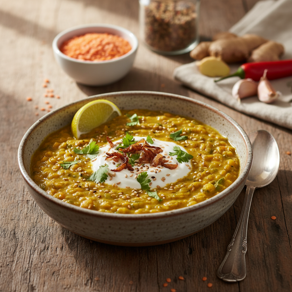 Schnälls Linse-Dal: S perfekte Rezäpt für de Fürobe