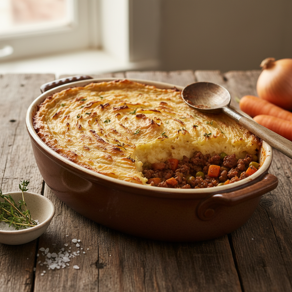 Shepherd’s Pie: S’eifache Rezäpt für d’ganz Familie
