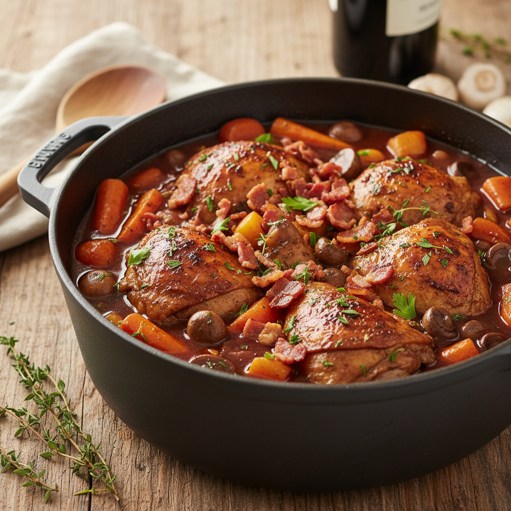 Coq au Vin: So gelingt das französische Originalrezept
