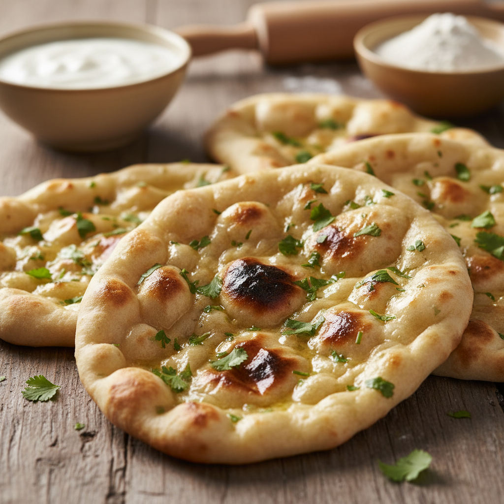 Naan-Brot selber machen: Einfaches Rezept für zuhause