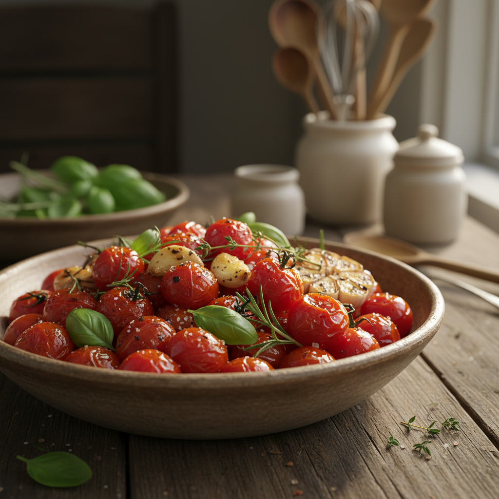 Perfekt geröstete Cherrytomaten: Das einfache Ofen-Rezept