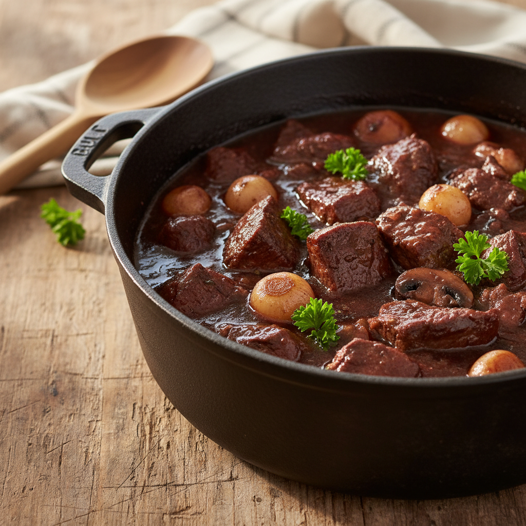 Perfektes Boeuf Bourguignon: Das französische Original