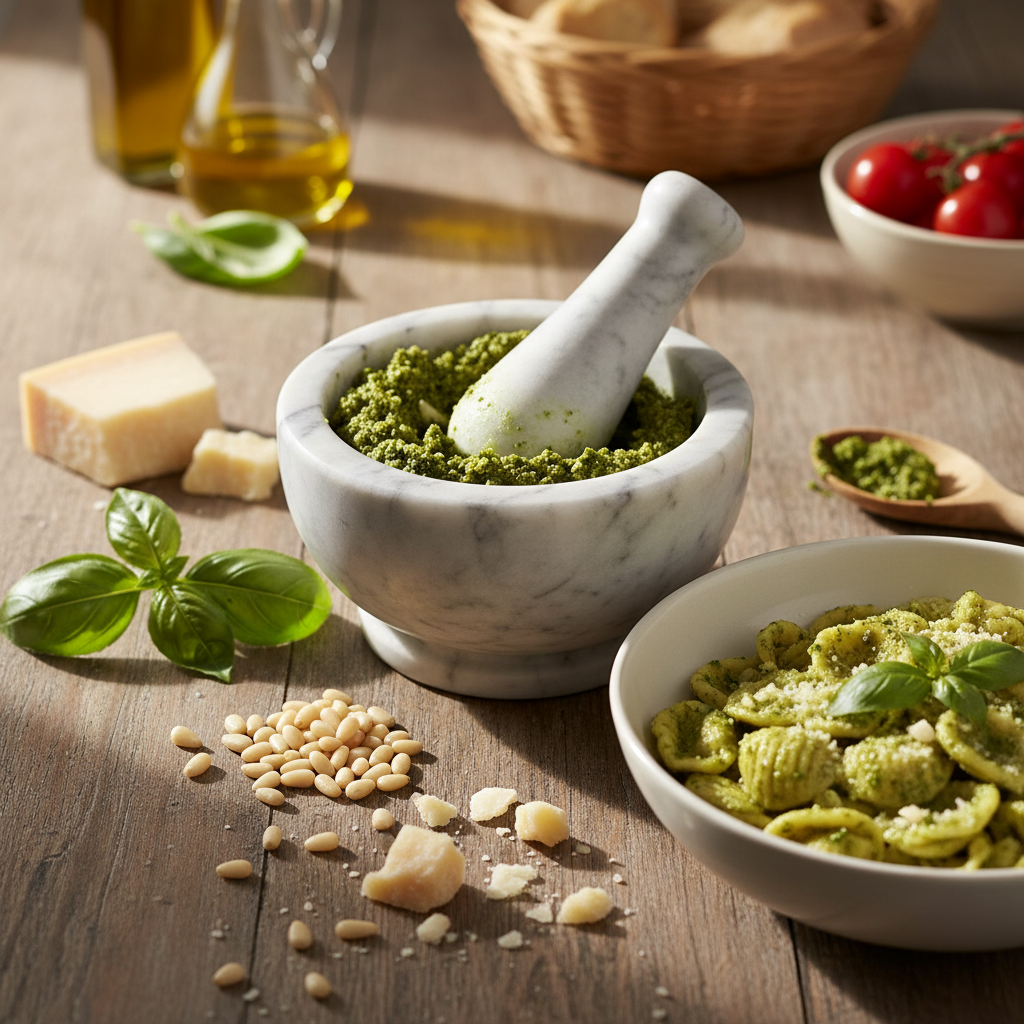 So gelingt das perfekte Pesto Genovese wie in Italien