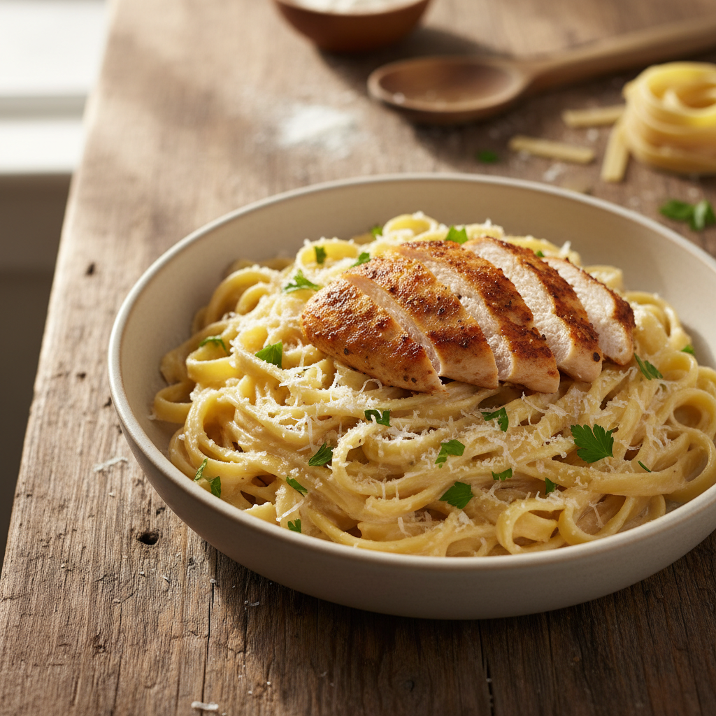 So gelingt das ultimative Chicken-Alfredo-Rezept daheim