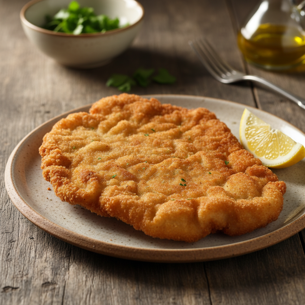 Wiener Schnitzel: So wird die Panade perfekt knusprig