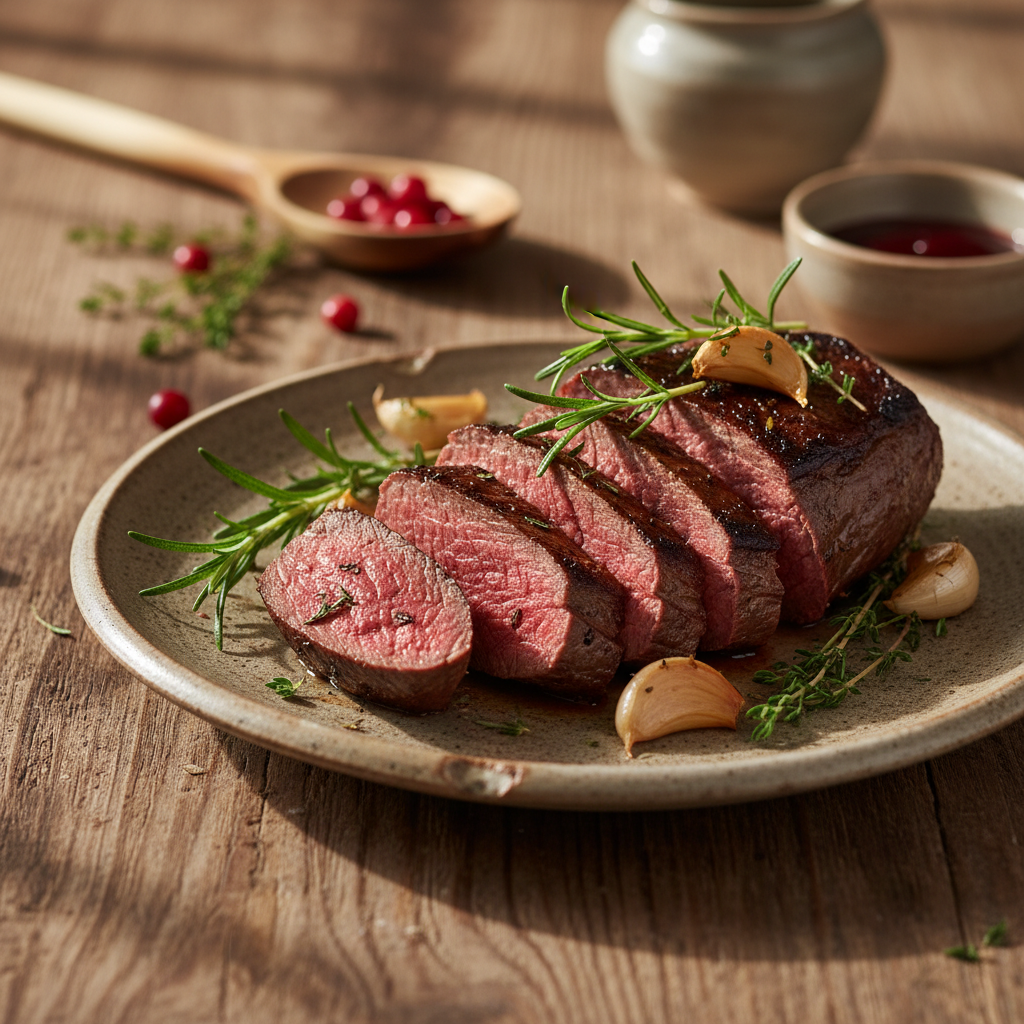 Zartes Rehrücken-Rezept für de Backofe: Eifach und fein