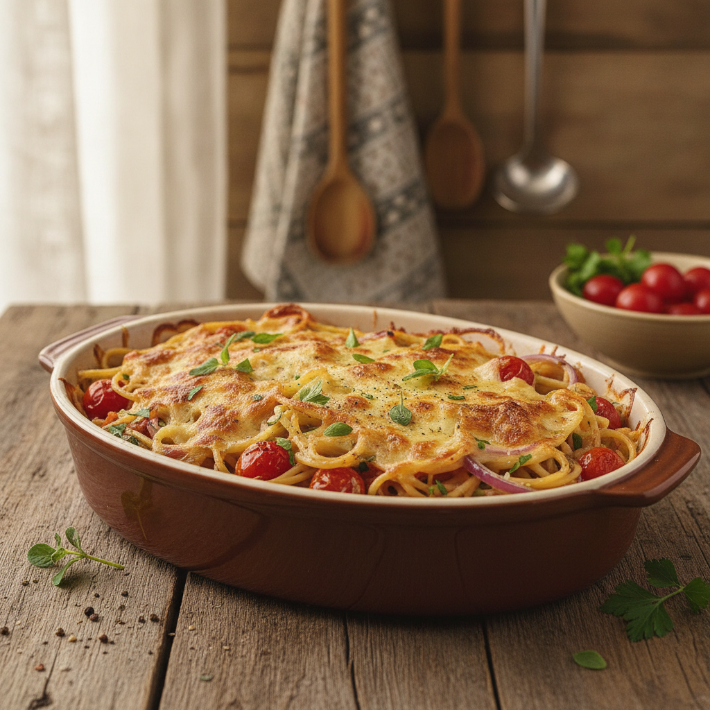 Eifach und fein: One-Pot-Pasta us em Ofe – s perfekte Znacht