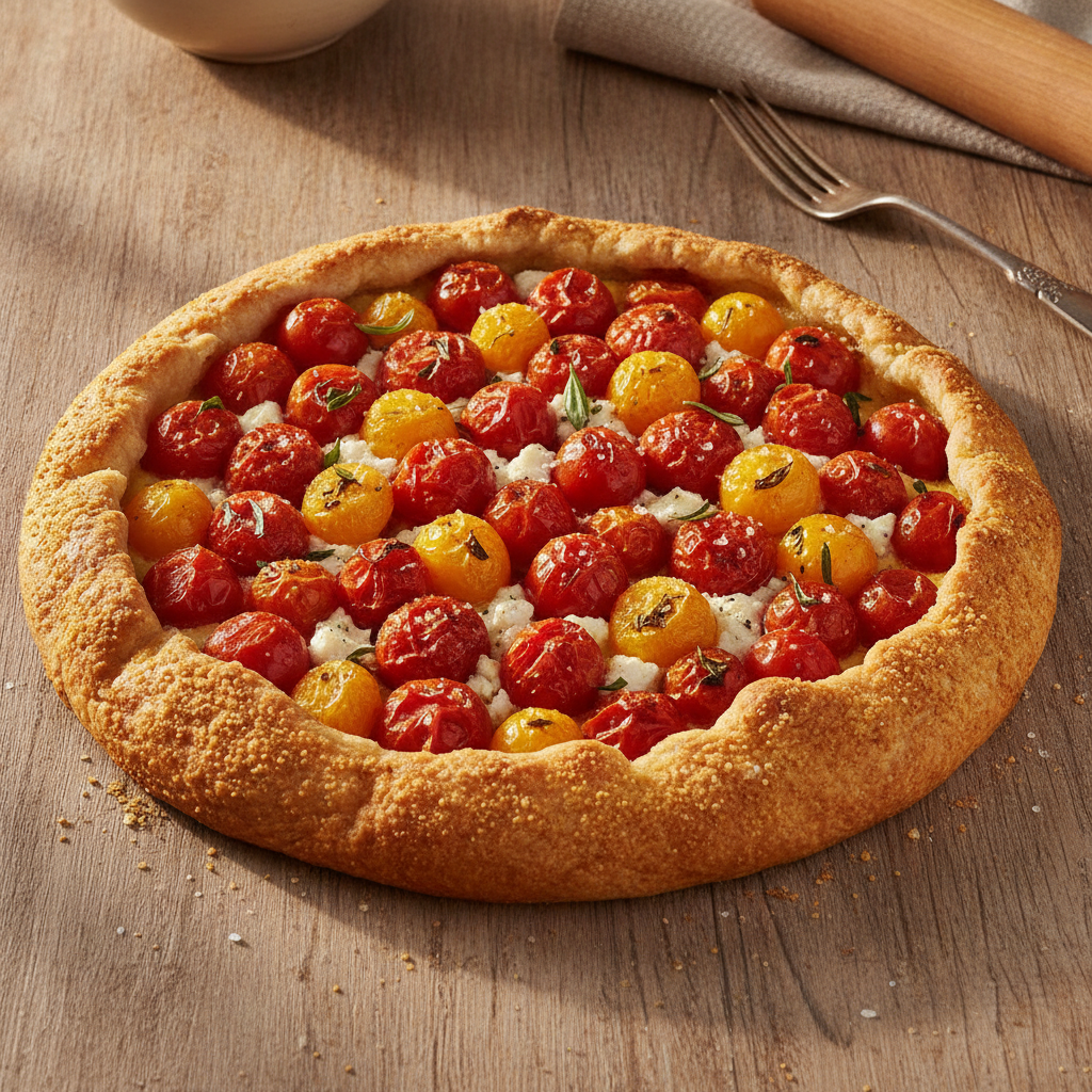 Eifachs Rezept für e gluschtigi Tomatentarte