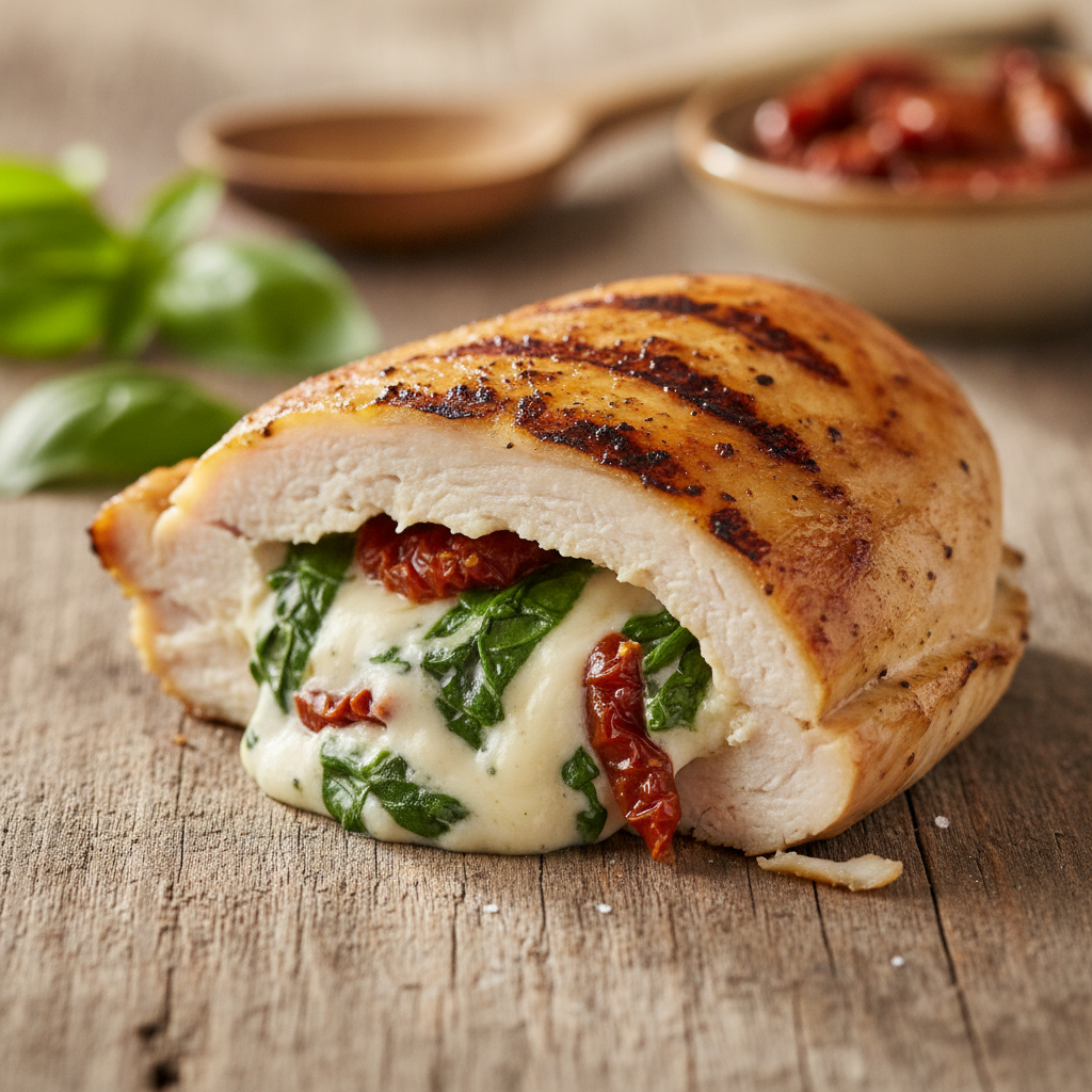 Gfüllti Pouletbruscht mit Cantadou: So glückt de Zmittag
