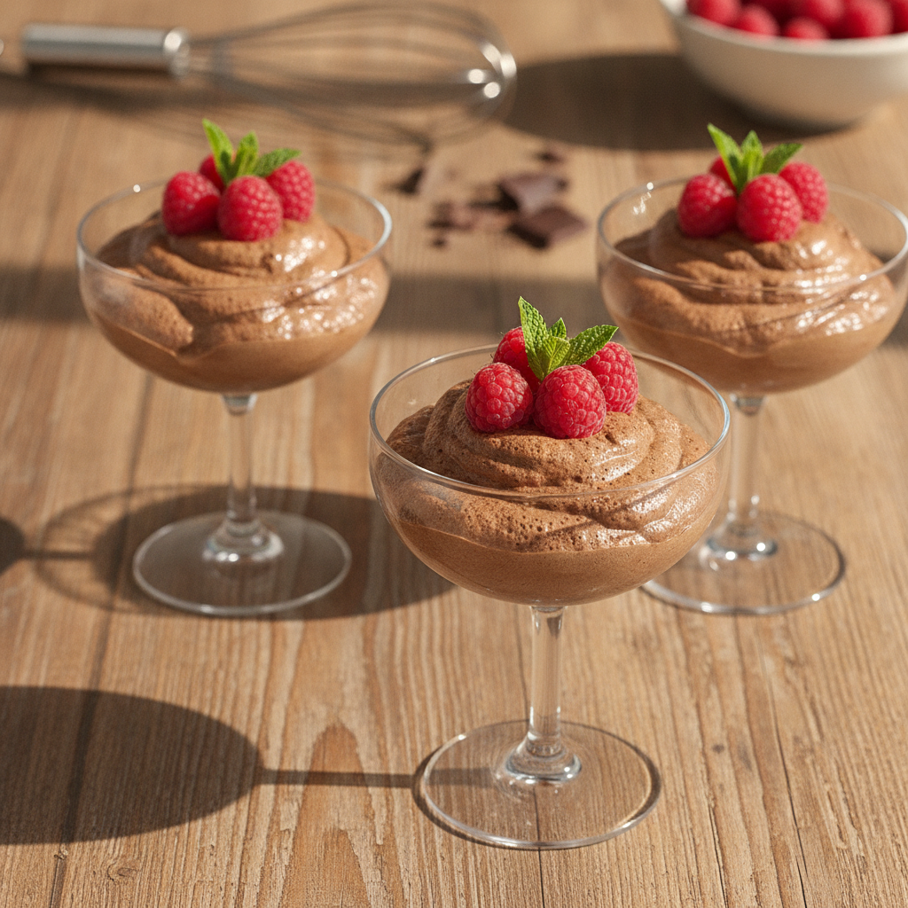 Luftig und fein: So gelingt Schoggimousse ohne Ei