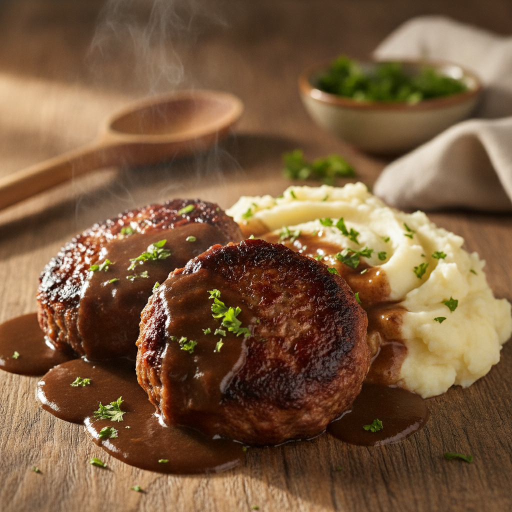 Oma-Rezept: So gelingen Hacktätschli mit brauner Sauce