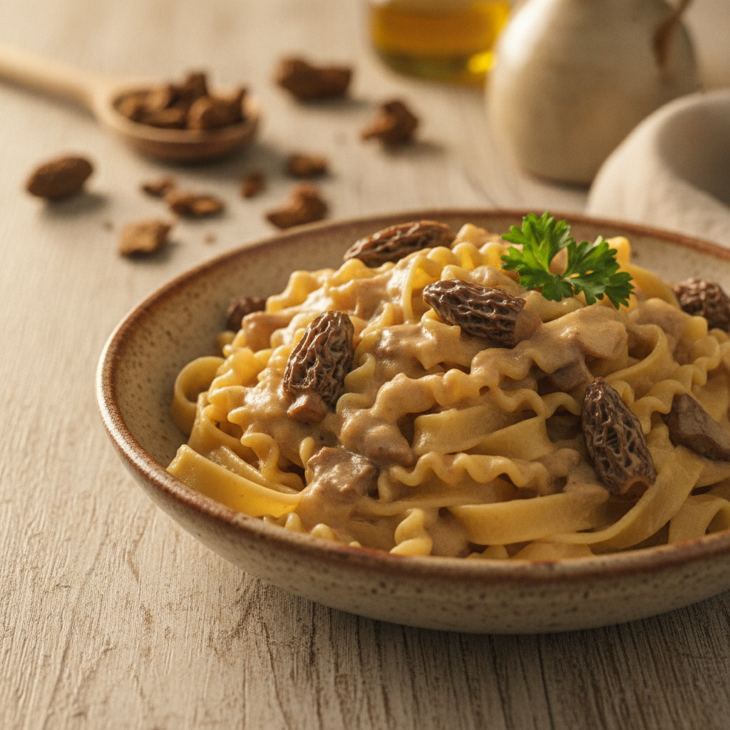 Perfekte Morchelsauce: So gelingt sie mit Trockenpilzen