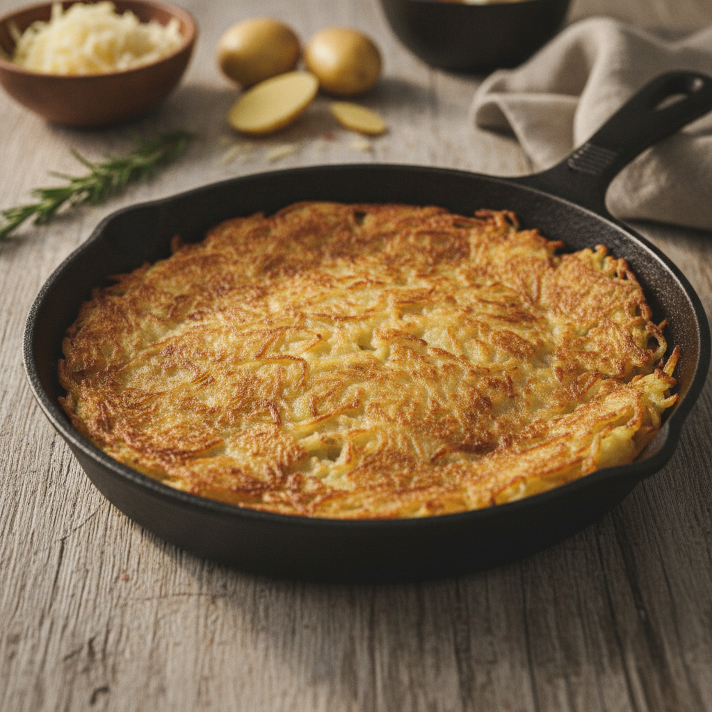Perfekte Rösti aus rohen Kartoffeln: So gelingt der Klassiker