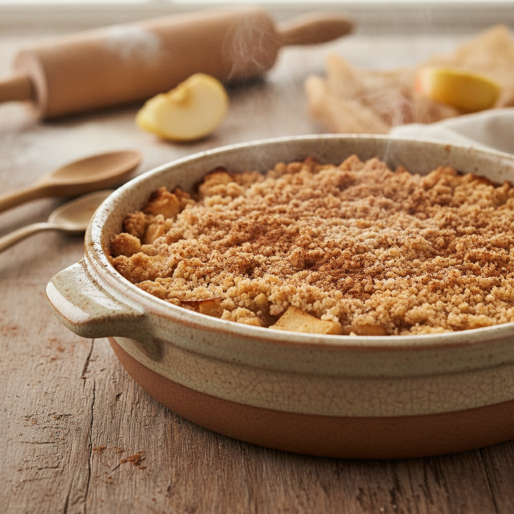S beschte Apfel-Crumble: Eifachs Rezept für diheime