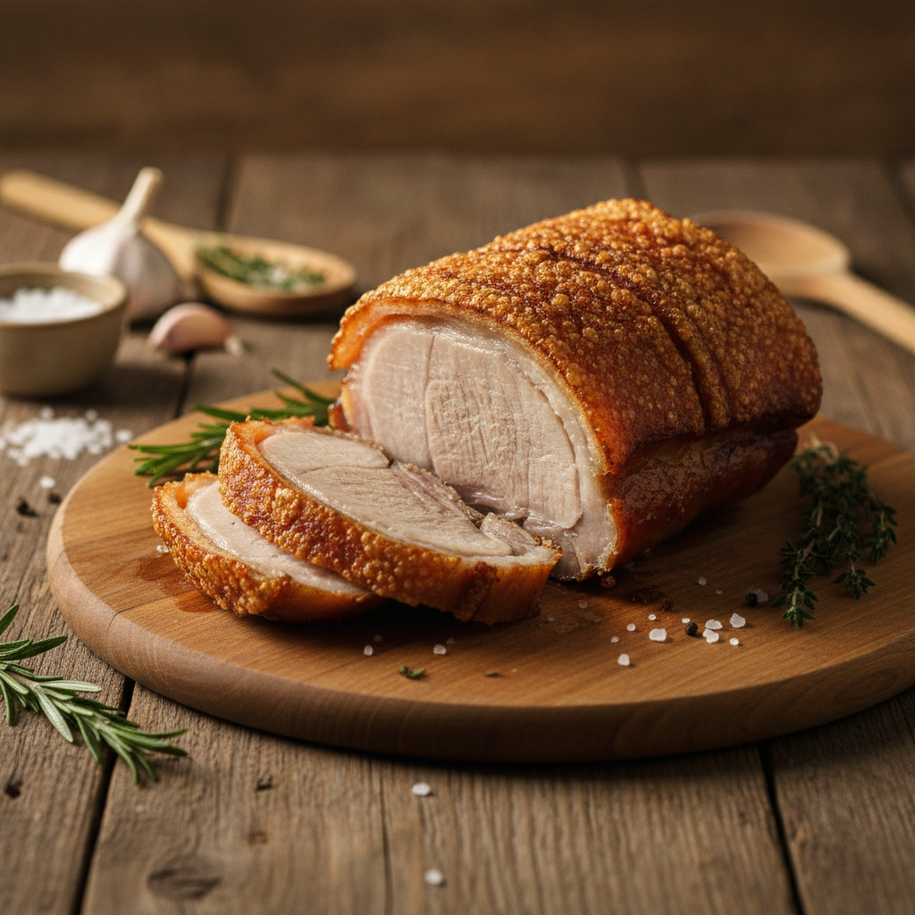 Saftige Schweinshals aus dem Ofen: So gelingt die Kruste