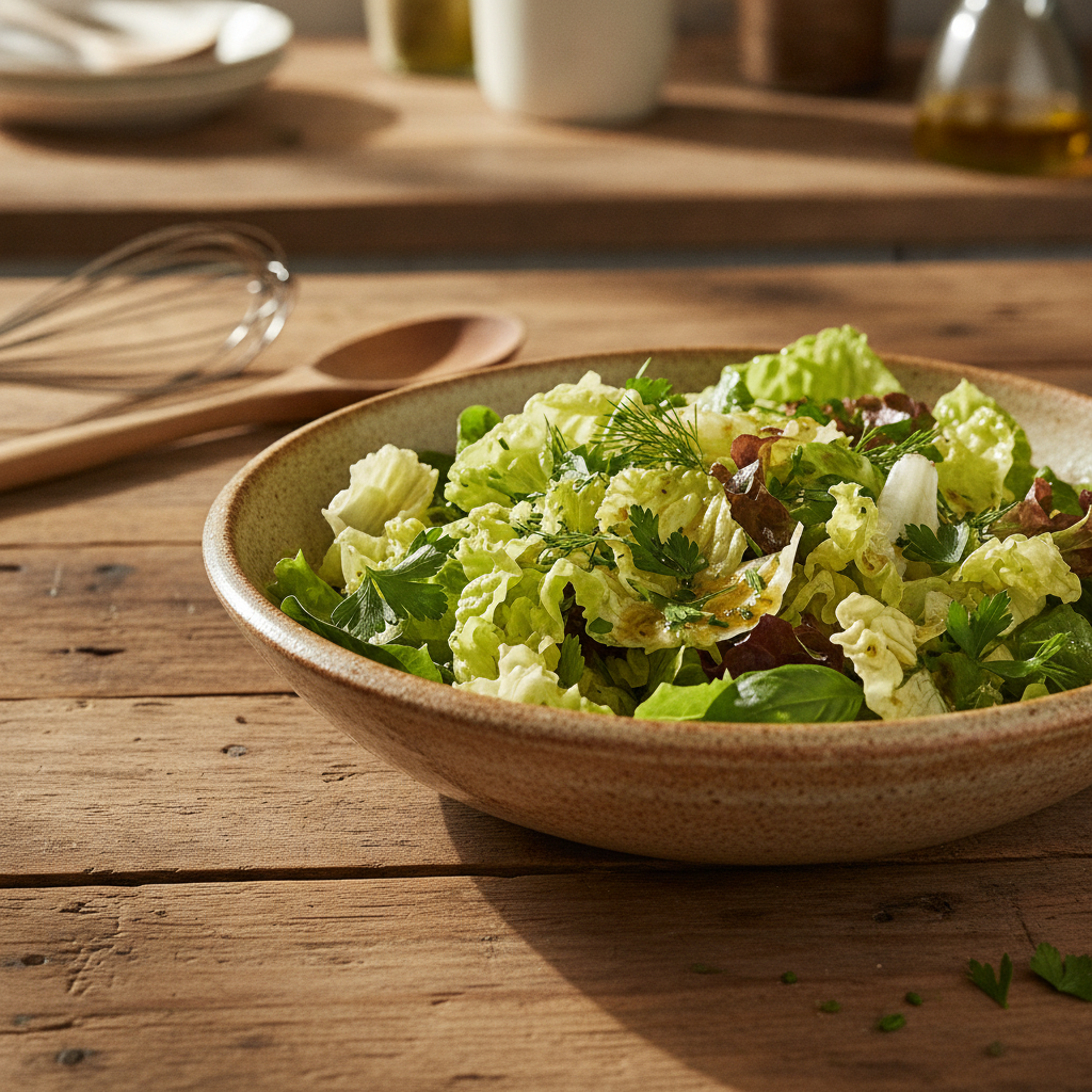 Salatsauce nach Grossmutterart: Das Geheimnis für den Sommer