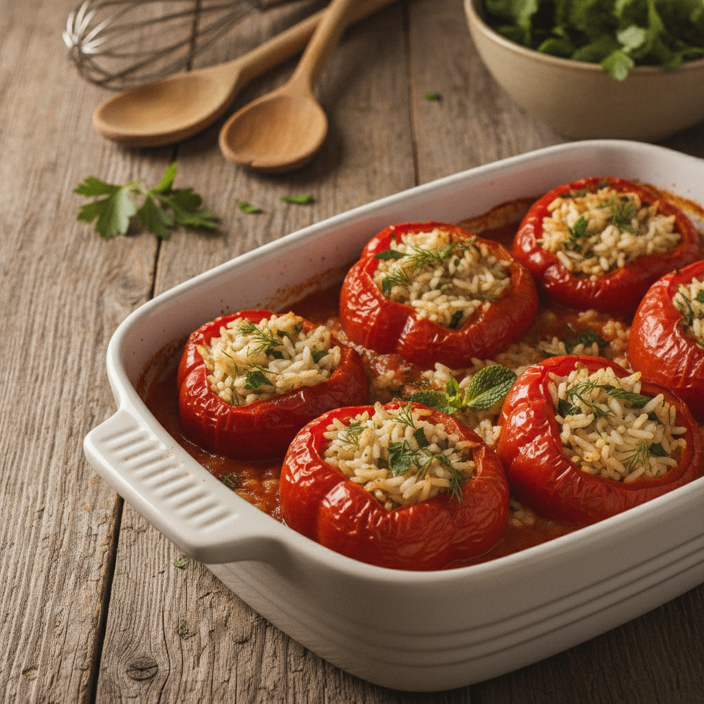 Gfülleti Peperoni mit Riis: S’beste Rezept für dehei