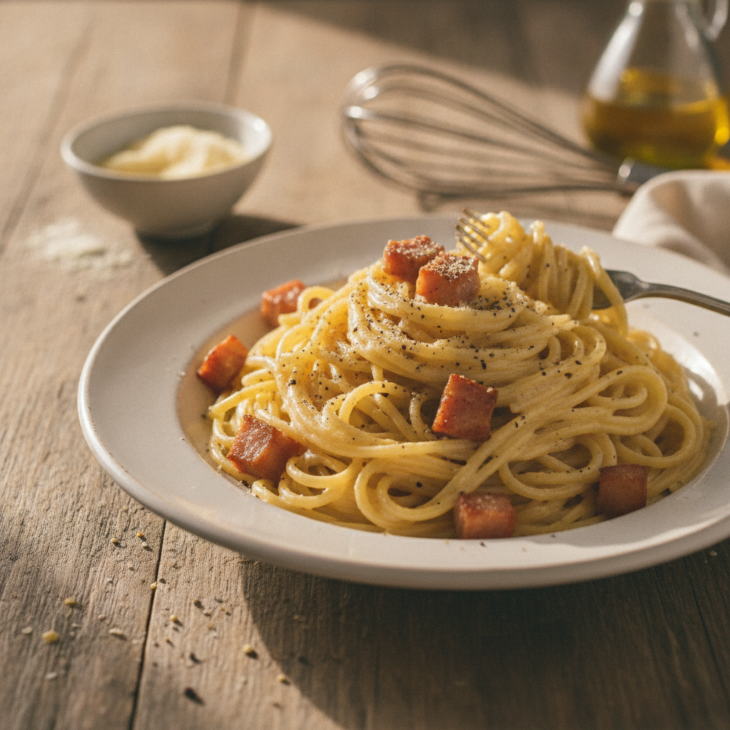 Original Carbonara ohne Rahm: So gelingt das Römer-Rezept