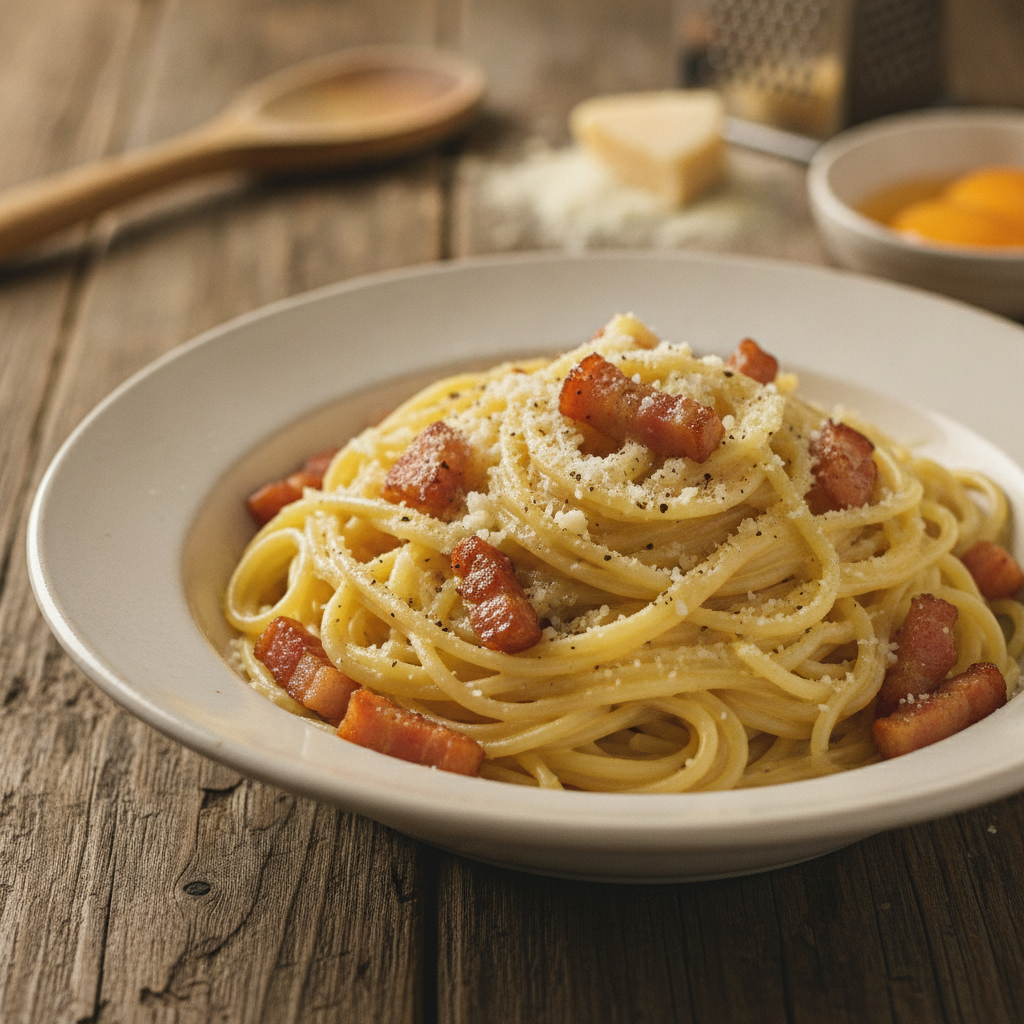 Original Spaghetti Carbonara: Das Geheimrezept ohne Sahne