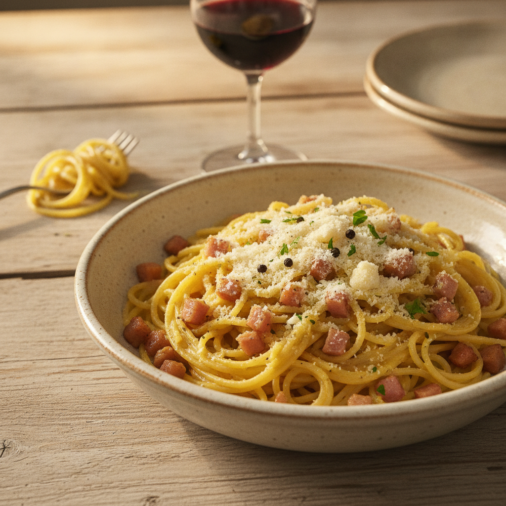 Original Spaghetti Carbonara: S echte Rezept ohni Rahm