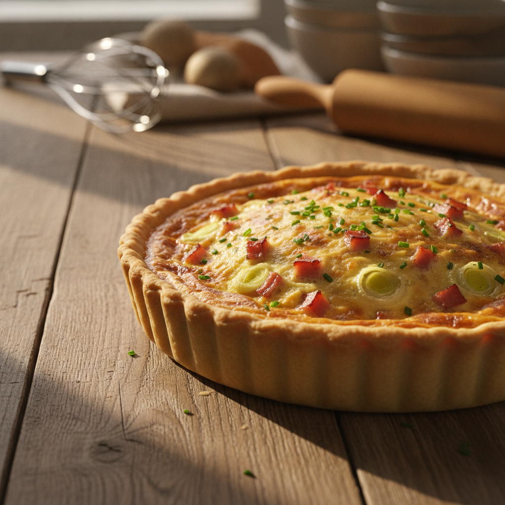Perfekte Quiche Lorraine mit Lauch – eifach und guet