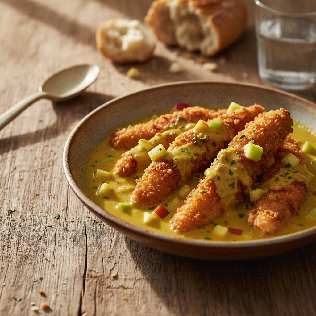 Pouletgeschnetzeltes in Currysauce: Das Restaurant-Rezept