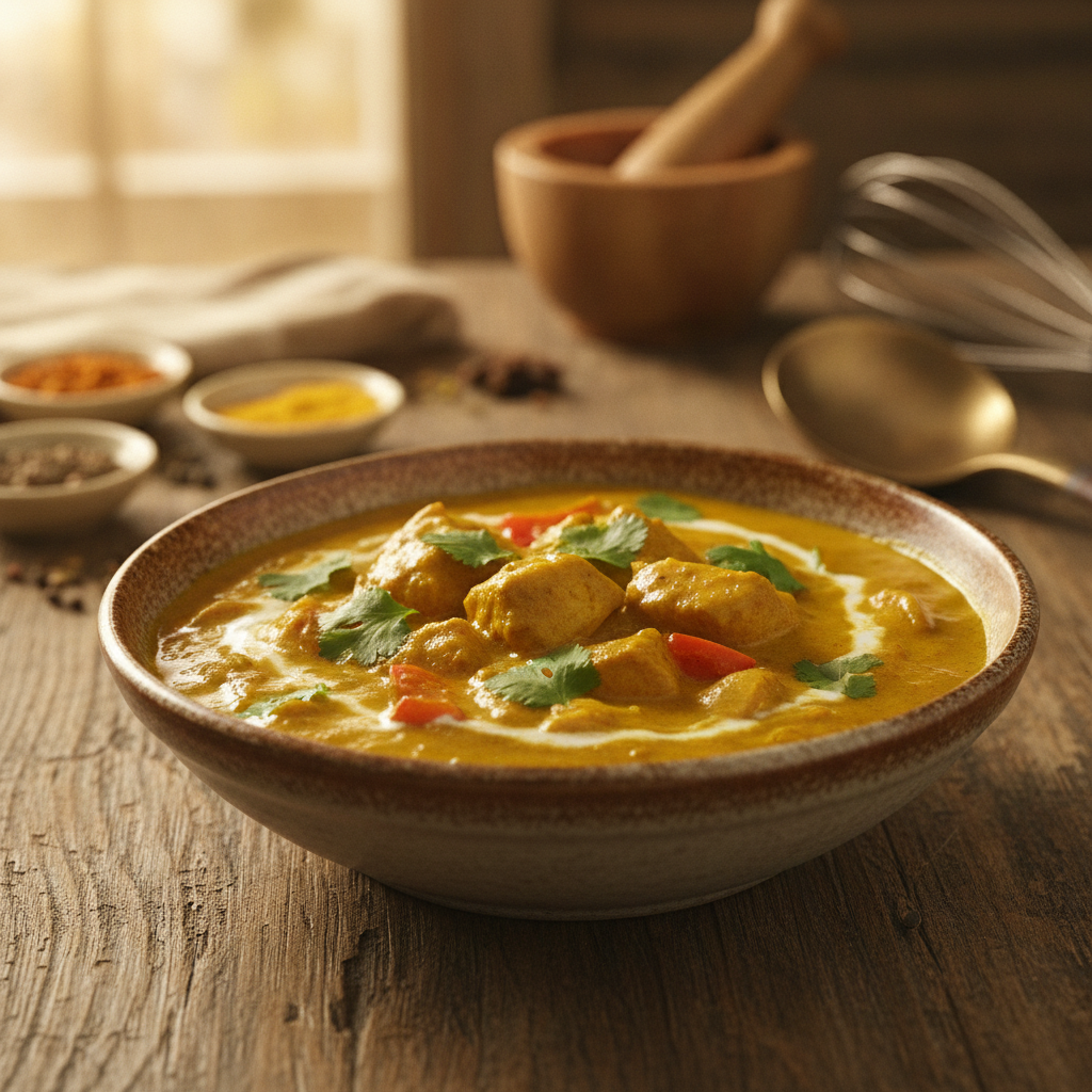 S beschte Poulet-Curry mit Kokosmilch – so glingts daheim